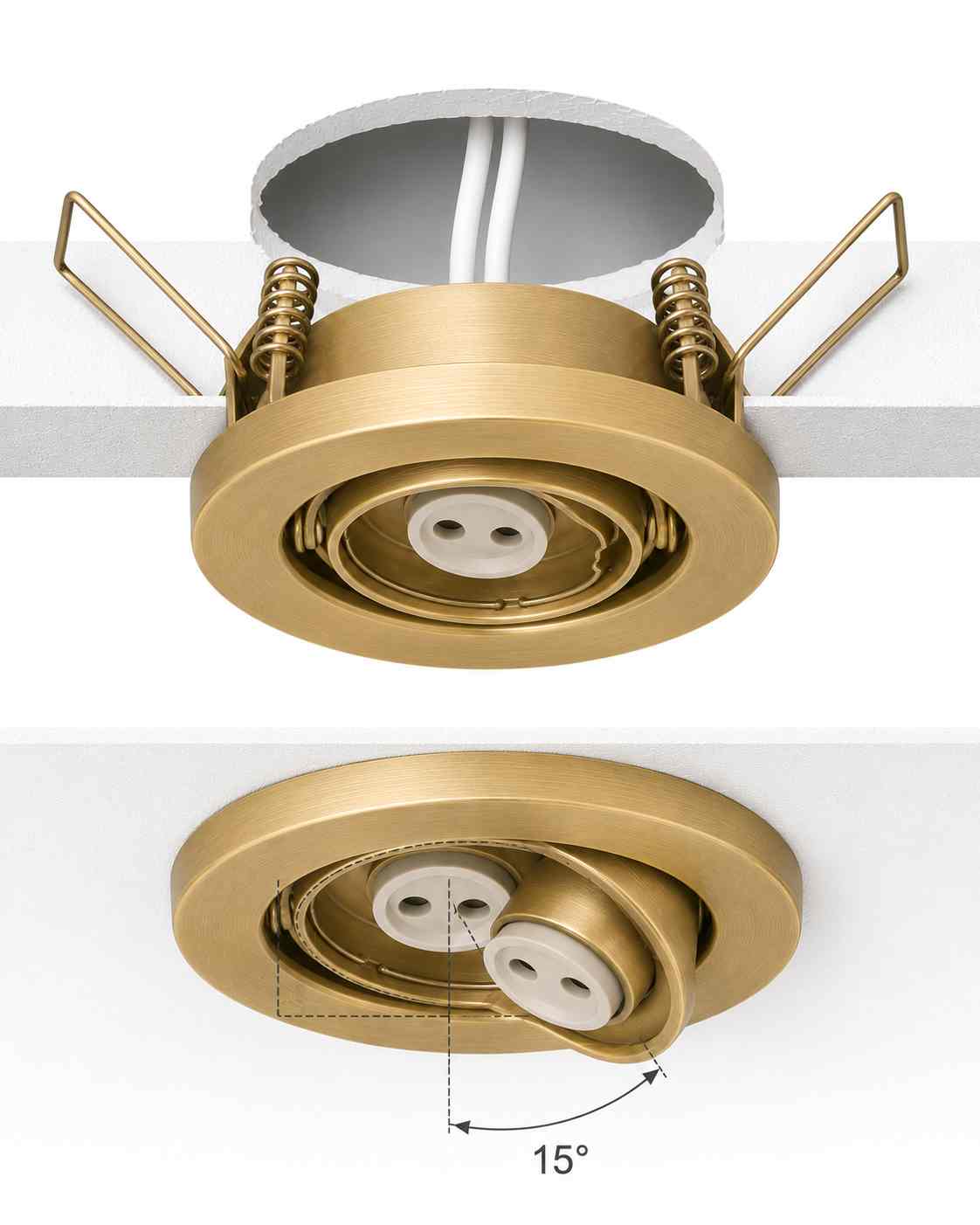 ARGUS CT-2115-BR/M montáž pružinkové uchycení podhled 15 stupňů